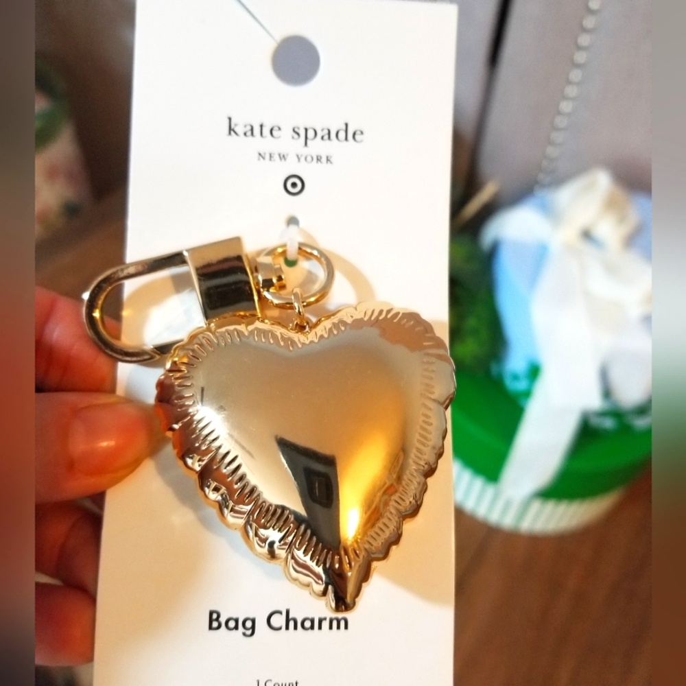 Kate Spade x Target Gold Mylar Balloon Bag Charm
